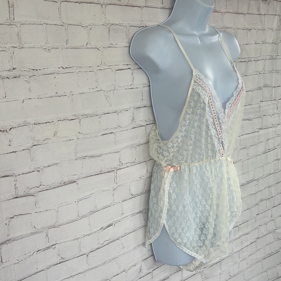 Vintage sheer lace bodysuit lingerie size 3XL - Picture 3 of 12